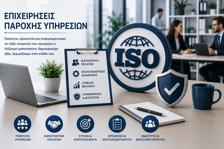 Συστήματα ISO για επιχειρήσεις παροχής υπηρεσιών
